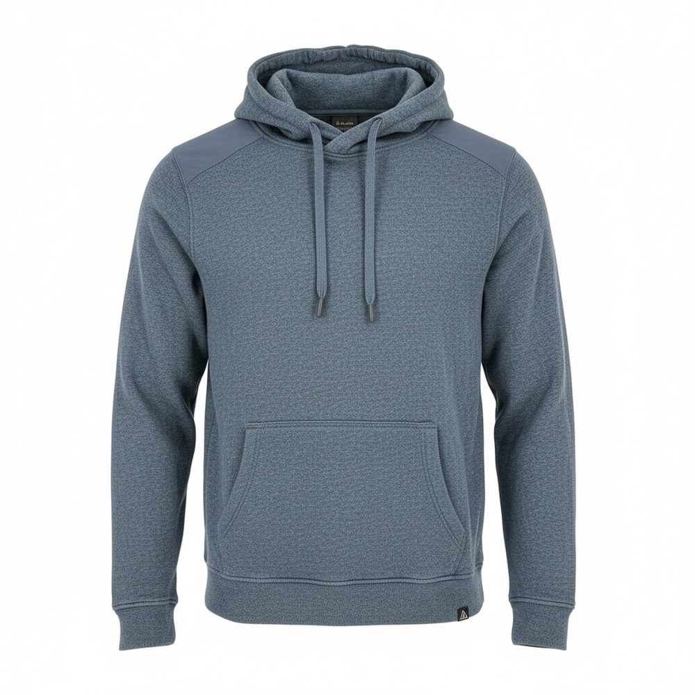 Alpine Design Men's Small Blue Heather Hoodie Fleece Sweatshirt Gorpcore